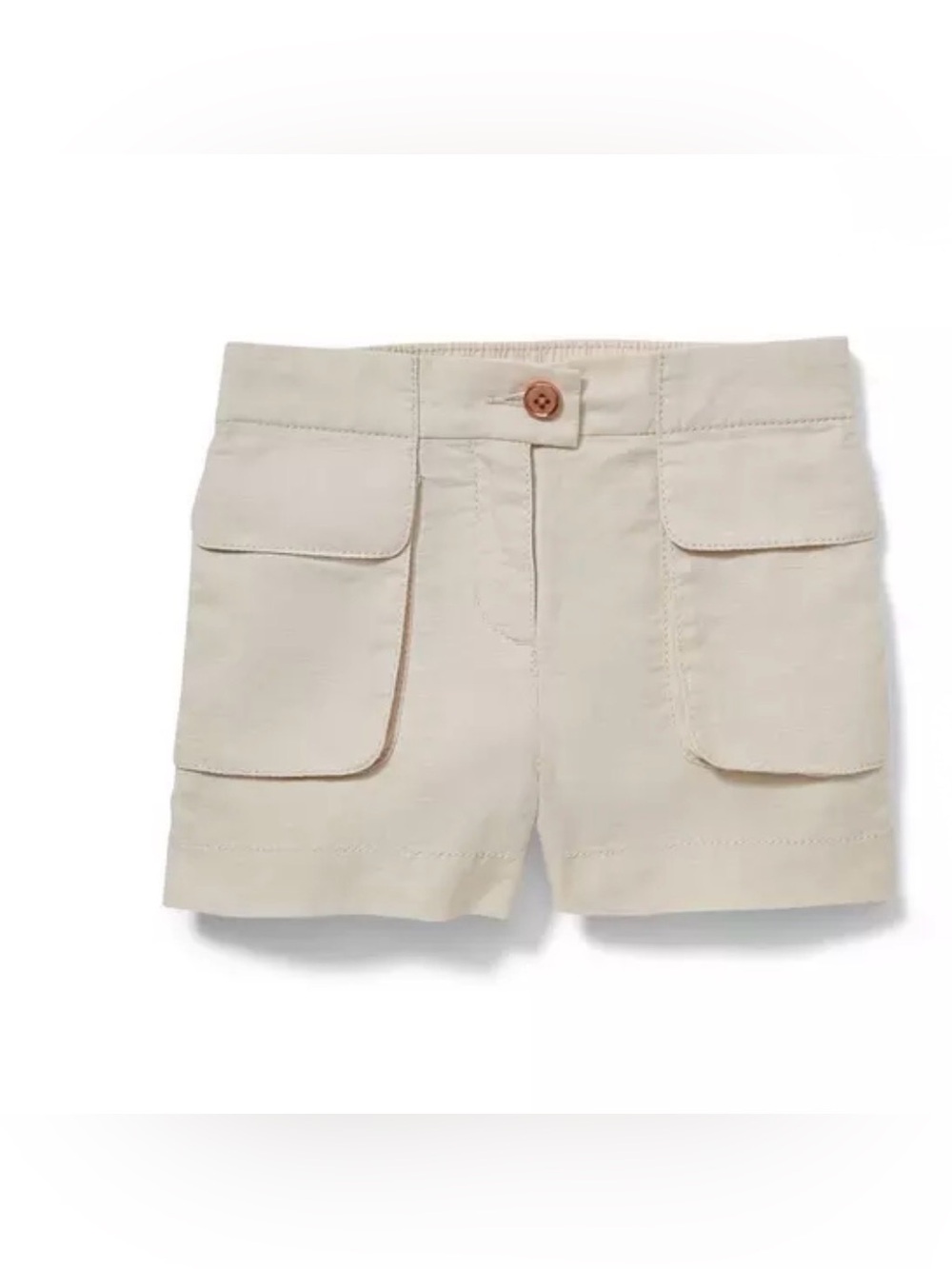 EUC Janie and Jack Linen Cargo Shorts in Natural Beige Size: 2T|Summer, Casual